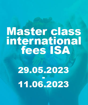 Master class international fees ISA Prague